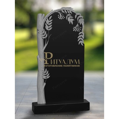Памятник из гранита Рябина 1 — ritualum.ru
