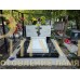 Горизонтальный памятник с крестом — ritualum.ru