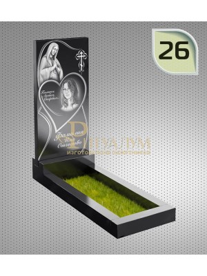Памятник из гранита "Клипарт" с оформлением 26 — ritualum.ru Памятник из гранита "Клипарт" с оформлением 26 — ritualum.ru